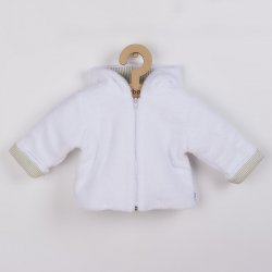 New Baby Luxusní dětský zimní kabátek s kapucí Snowy collection 62 3-6m