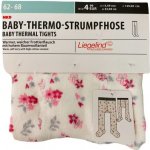 punčocháče NKD bavlna thermo bílé květy Hnědá – Sleviste.cz