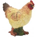 Dekorace - Slepička poly 15cm hnědobílá – Hledejceny.cz