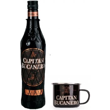 Capitan Bucanero Elixir 7y 34% 0,7 l (dárkové balení 1 plecháček)