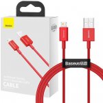 Baseus CALYS-A09 Superior USB - Lightning 2,4 A, 1m, červený – Sleviste.cz