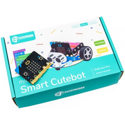 ElecFreaks Smart Cutebot - chytré závodní auto pro výuku programování microbit Varianta kitu: s deskou micro:bit V2.21, Jazyková verze: Anglická – Sleviste.cz