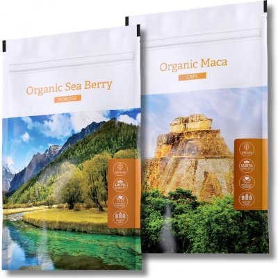 Energy Organic Maca caps 120 kapslí + Organic Sea Berry powder 100 g – Hledejceny.cz