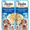 Vitamíny pro zvířata Churu Dog Twin Packs Chick&Veg.&Cheese in Broth 2 x 40 g