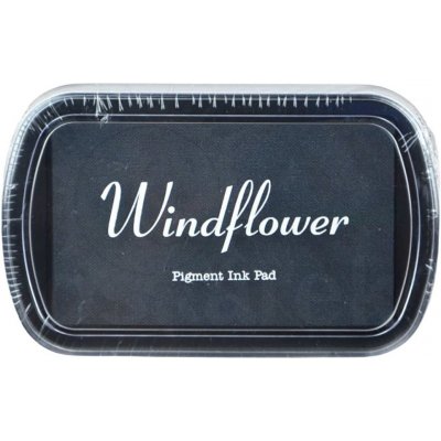 Windflower Razítkovací polštářek černá – Sleviste.cz