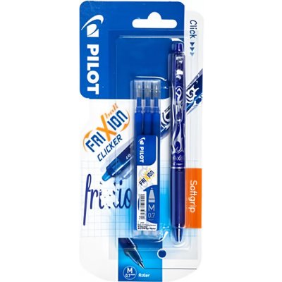 Pilot FriXion Clicker 07 modrá + 3ks náplň – Hledejceny.cz