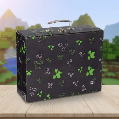 Oxybag Kufřík lamino hranatý A4 OXY NEXT Green Cube – Zboží Dáma