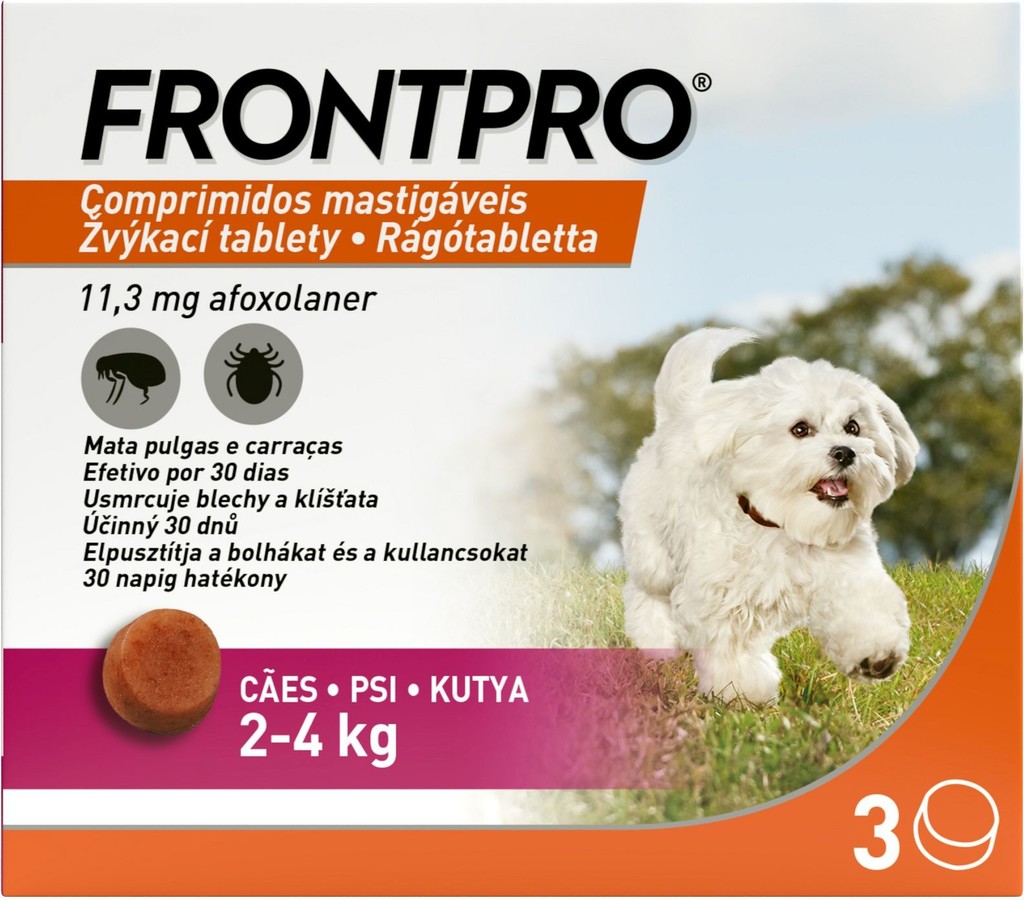 Frontpro 2 - 4 kg 11,3 mg 3 žvýkací tablety