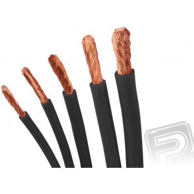 KAVAN Kabel silikon 4.0mm2 1m černý – Zboží Mobilmania