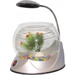 Hailea akvárium Betta magická koule stříbrná s osvětlením 1,8 l – Hledejceny.cz