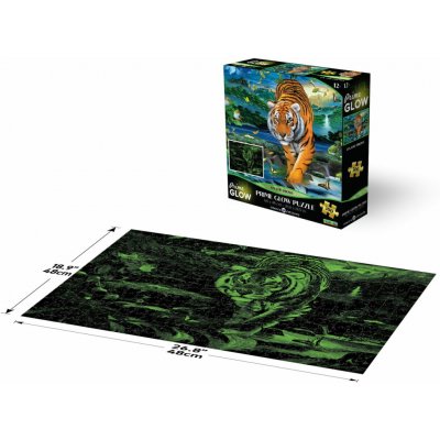 PRIME 3D Svítící puzzle Neonové Tygr 500 ks – Hledejceny.cz