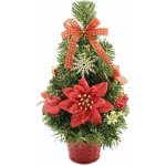 Dommio Stromek zdobený červený 50 cm – Zboží Dáma