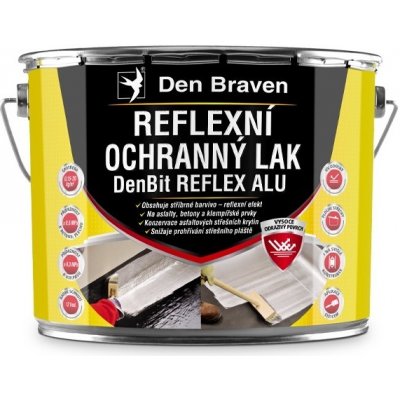 Reflexní ochranný lak DenBit REFLEX ALU 4,5 kg Den Braven – Zbozi.Blesk.cz