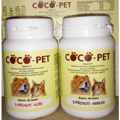 NUTRI -BIOMED, Anglie COCO PET 50 tabl. vanilka – Sleviste.cz