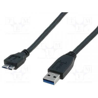 Digitus AK-300116-018-S USB 3.0, USB A - Micro USB B, M / M, 1,8m – Zboží Mobilmania