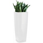 Lechuza Květináč Cubico Bílá 22 cm – Hledejceny.cz