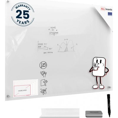 Allboards TT Skleněná tabule TRANSPARENTNÍ 120 × 90 cm – Hledejceny.cz