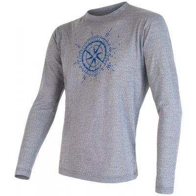 Sensor Merino Active PT COMPASS pánské triko dl.rukáv šedáS – Zboží Dáma