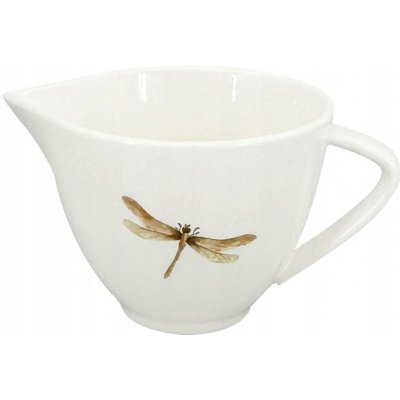 by inspire Porcelánová mléčenka Vážka 150ml, zelená/hnědá – Zboží Dáma