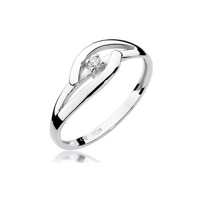Nubis zlatý zásnubní prsten s diamantem W 186W