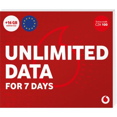 Vodafone Tourist SIM Card Forma SIM: Klasická SIM karta – Zboží Mobilmania