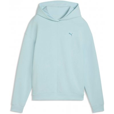 Puma W CLOUDSPUN HOODIE Světle modrá – Zboží Mobilmania