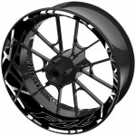 jednodílné polepy na kola YAMAHA FZ6 černo-šedá – Hledejceny.cz