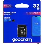 Goodram microSDHC 32 GB UHS-I M1A4-0320R11 – Hledejceny.cz