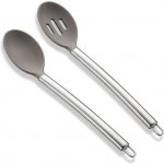 Sada silikonových lžic na vaření, pevná lžíce ReaNea, děrovaná lžíce, žáruvzdorná rukojeť, – Zboží Dáma