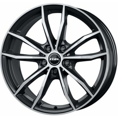 RIAL X12 8x18 5x112 ET15 diamond black polished | Zboží Auto