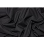 Kostýmová elastická směsová vlna - Černá s nádechem modré – Zboží Mobilmania