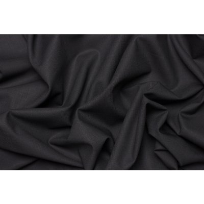 Kostýmová elastická směsová vlna - Černá s nádechem modré – Zboží Mobilmania