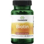 Swanson Biotin 5000 mcg 30 kapslí – Hledejceny.cz