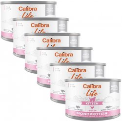 Calibra Life Kitten Chicken 6 x 0,2 kg