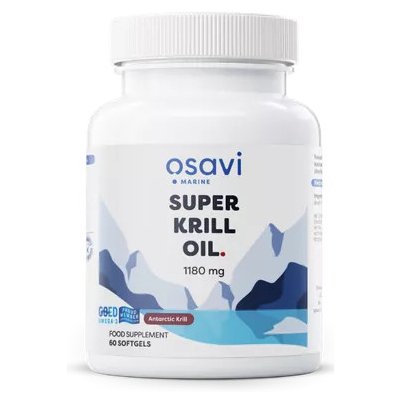 Osavi Super Krill Oil, 1180 mg, 60 kapslí