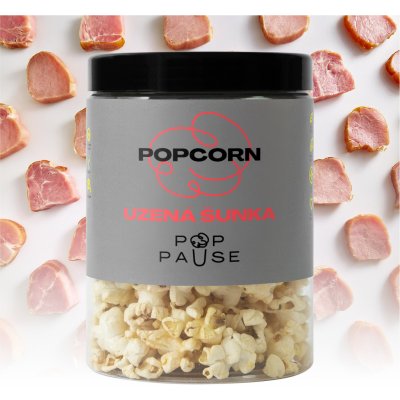 Pop Pause Popcorn Uzená Šunka 3000 ml 150 g – Zboží Dáma