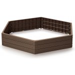 Prosperplast IBWH BASE WOODY Vyvýšený záhon 148 cm Hnědý – Hledejceny.cz
