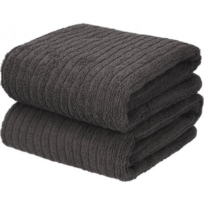 Livarno froté ručník 50 x 100 cm 2 kusy tmavě šedá – Zboží Mobilmania