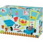 Écoiffier kolečko a sekačka Garden&Seasons s košíkem a nářadím na zahradu – Hledejceny.cz