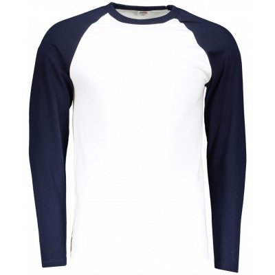 Fruit Of The LoomBASEBALL T white/DEEP navy