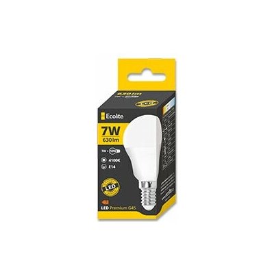 Ecolite LED žárovka E14, 7 W, 630 lm denní bílá – Hledejceny.cz