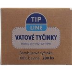 Tip line vatové tyčinky eco papírová krabička 200 ks – Zboží Dáma