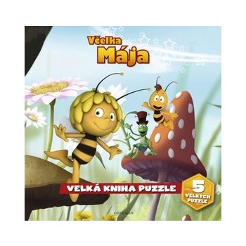 Včelka Mája puzzle knížka