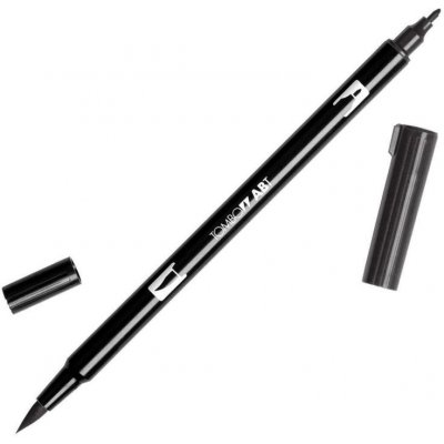 Tombow Oboustranný štětcový fix ABT - black – Zboží Dáma