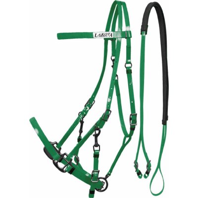 LAKOTA Uzdečka/ohlávka Biothane zelená – Zboží Mobilmania