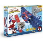 Flextrem Flexibilní autodráha Spidey Marvel Set Smoby s elektronickým autíčkem 184 dílů dráhy 4,40 m délka s pavučinou od 4 let – Zboží Dáma