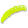 Návnada a nástraha Crazy Fish MF H-Worm Potápivá Oliheň/Kreveta Fluo Žlutá 2,8cm 20ks