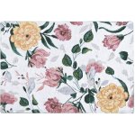 SCANquilt prostírání motiv Růže běhoun delší strana 100-170cm – Zboží Dáma