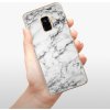 Pouzdro a kryt na mobilní telefon Samsung iSaprio White Marble 01 Samsung Galaxy A8 2018