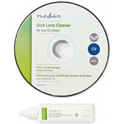 Nedis CLDK100TP čisticí CD disk s kapalinou 20 ml – Zboží Mobilmania